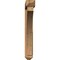 Ekena Millwork Thorton Arts and Crafts Rough Sawn Bracket w/ Offset Brace, Western Red Cedar, 6"W x 42"D x 42"H BKT0604X42X42THR03RWR - alternate 2